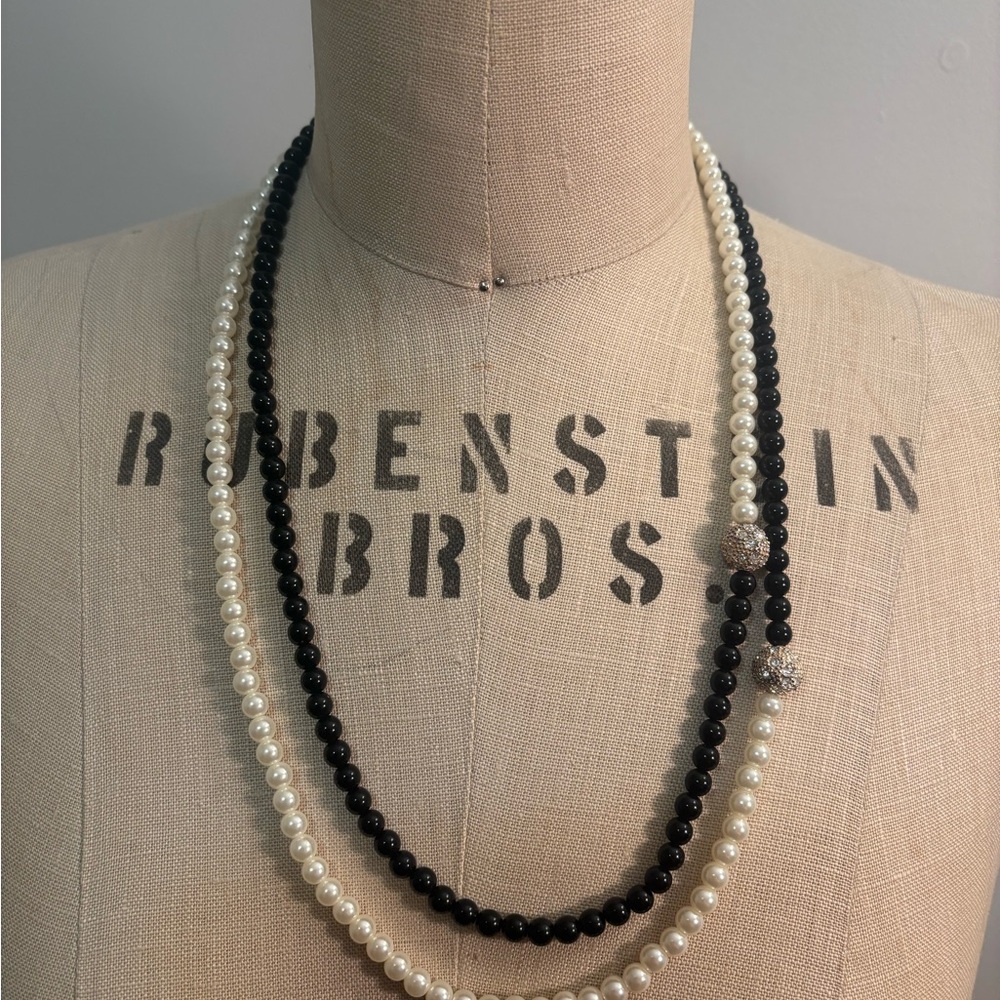 Classic Double-Strand Pearl Necklace